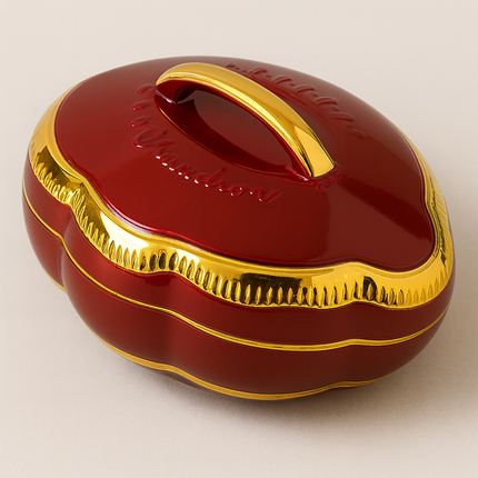 3-delige Thermoschaal Set – Luxe Warmhoudschalen met Deksel Serveerschalen RVS Binnenzijde Voor Warme Gerechten & Buffetten