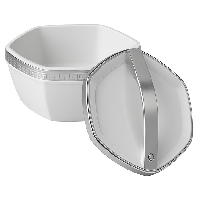 Hot pot Voedsel verwarmer Luxe RVS Voedselcontainers