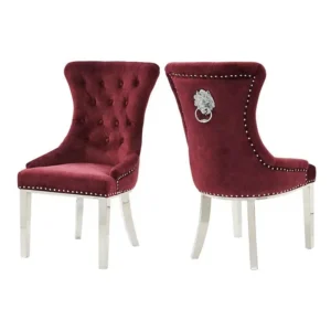 Luxe Eetkamer Meubels Metalen Poten Eetkamerstoel Nordic Stof Chesterfield Stoel Voor Restaurant Hotel